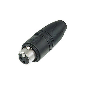 Neutrik NC3FXX-HD-B-D 3 Pole Female XLR Heavy Duty Connector (Black Housing)