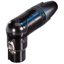 Neutrik NC5FRX-B 5-Pin Right Angle XLR-F Black Shell / Gold Contacts