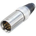 Neutrik NC5MX-HD Heavy Duty 5 Pin XLR Male - Stainless/Gold