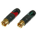 Neutrik NF2C-B/2 RCA Professional Connector (Pair)