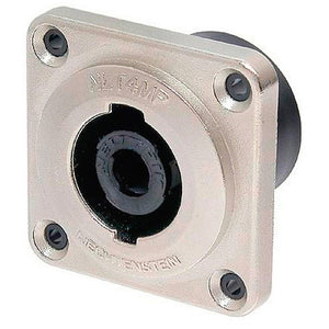 Neutrik NLT4MP 4 Pole Metal Chassis Mount Speaker Connector