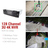 128 Channel 3U 4K Network Video Recorder