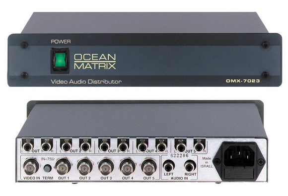 Ocean Matrix Desktop 1x5 Stereo Audio Video DA