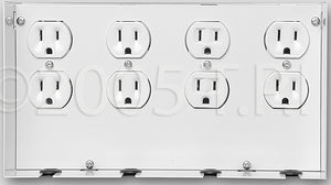 Open House Outlet mounts for grid enclosures - 8 outlets