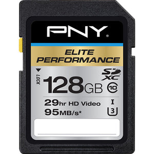 PNY Elite Performance P-SDX128U395-GE 128GB SDXC Class 10/ U3 card