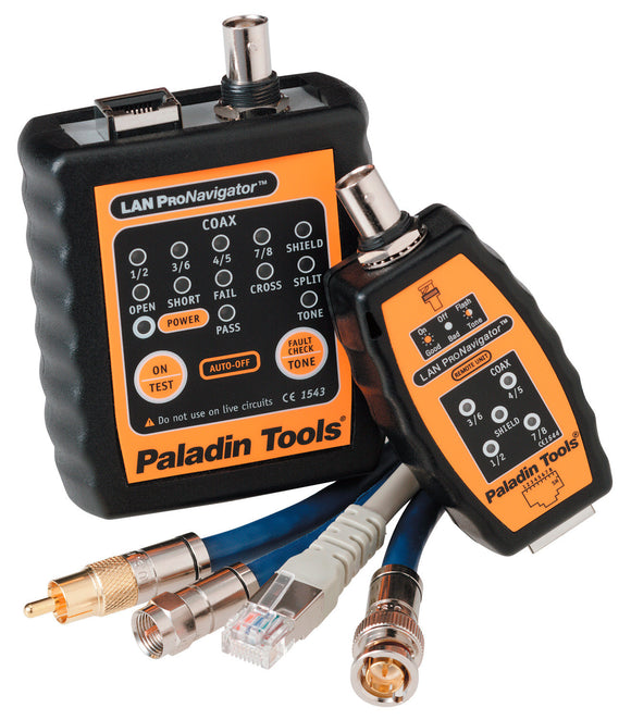 Paladin 1543 Data and Coax Network Cable Tester