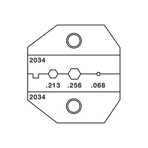 Paladin 2034 Die Set for RG59/58/62AU Coaxial Cable