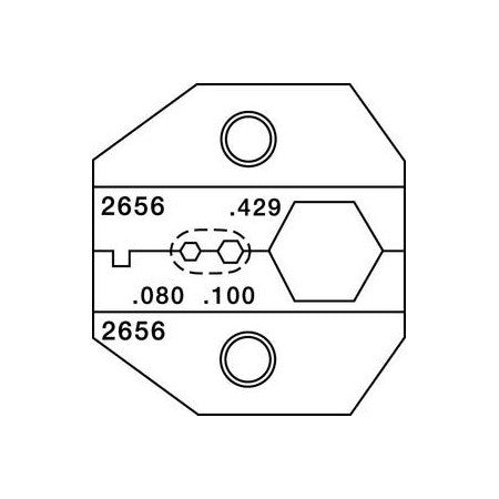 Paladin 2656 1300/8000 Series N-Type Coax Die