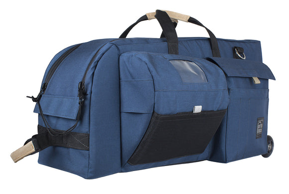 Portabrace CO-VTOR Camera Case with Wheels for Shoulder Mount Cameras - Blue