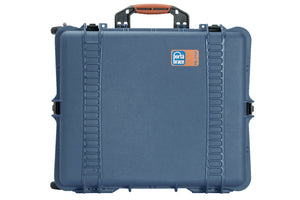 Portabrace PB-2750DKOR Vault Hard Case with Off-Road Wheels and Padded Divider Kit - Extra Large - Blue