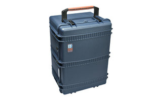 Portabrace PB-2850E Airtight Hard Case with Wheels - Extra Large Trunk Style - Blue