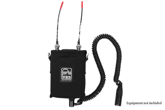 Portabrace RM-ER1B Removable Cordura Wireless Receiver and Transmitter Pouch - Black