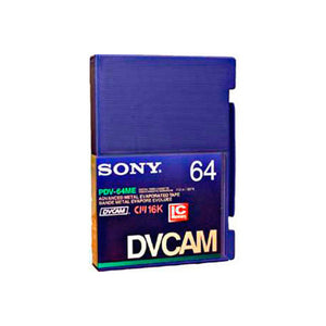 Sony Large Metal DVCAM Tape with Chip 64 Minute