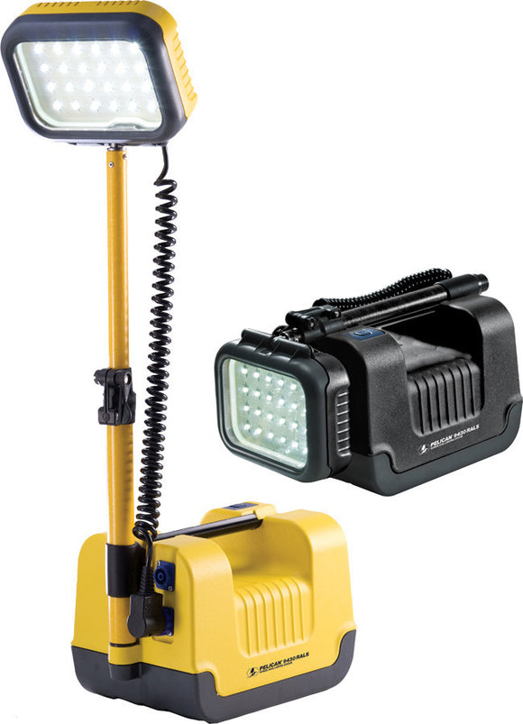 Pelican 9430 12V Rechargeable Remote Area Lighting System Black