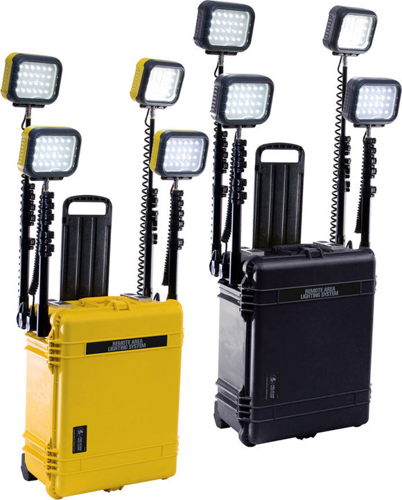 Pelican 9470 Remote Area LED Lighting System with Yellow Case