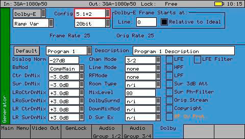 Leader Phabrix PHRXO-BDG Dolby Generation/Streaming Timing & Metadata Editing