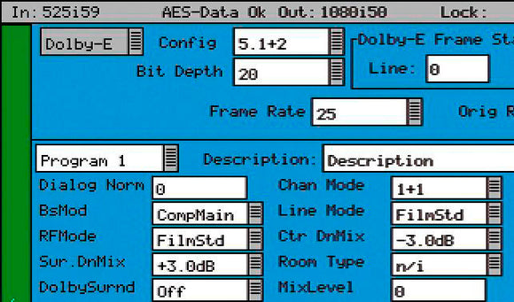 Leader Phabrix PHSXOBD-A Basic DolbyE with Metadata Analysis For Phabrix Sx