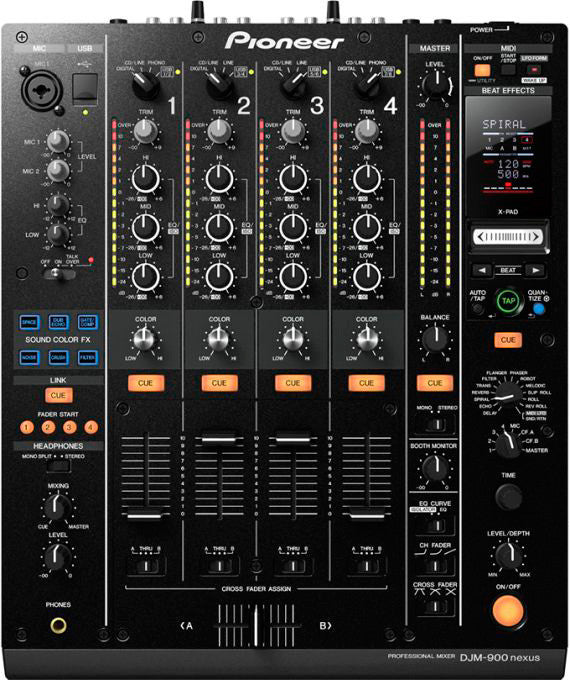 Pioneer DJM-900NXS 4-Channel Professional DJ Mixer