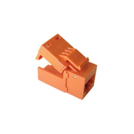 Platinum Tools 706OR-4C EZ-SnapJack Cat6 Orange 4-Pack