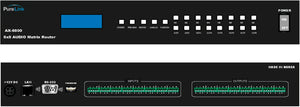 PureLink AX-8800 8x8 Balanced/Unbalanced Audio Matrix Router