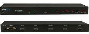 PureLink HDS-41R (4) HDMI Inputs to (1) HDMI Output Switcher