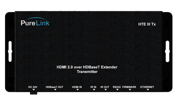 PureLink HTE III TXRX 4K HDR over HDBaseT Extension System with Ethernet Control & Bi-Directional PoE