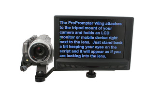 ProPrompter Wing - LCD Prompting Kit with SW