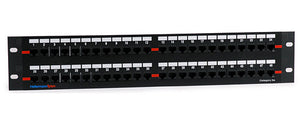 HellermannTyton PP110C5EA48 Cat 5e AlphaSnap 48 Port Patch Panel