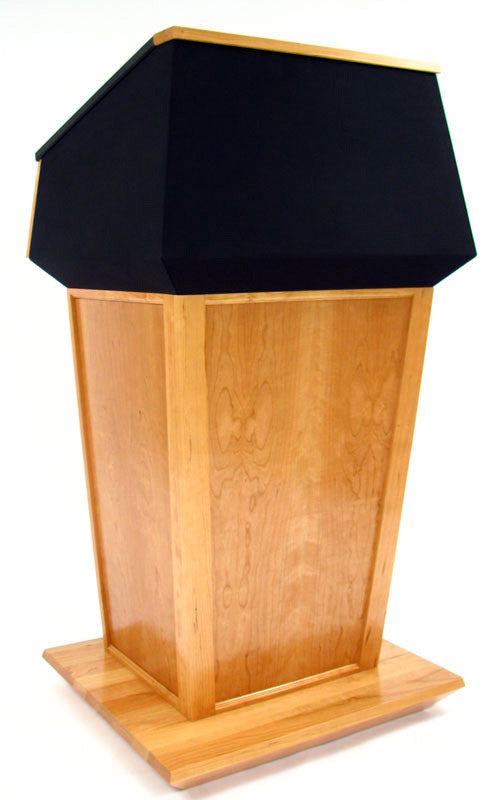 Executive Wood PRES500-BP Presidential Bulletproof Podium (Mahogany Wood/ Red Fabric)