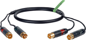 Professional Mogami MG-2930 Patching Audio Cable with Neutrik Profi 2 RCA to 2 RCA Connectors 3FT