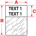 Brady PTL-103-427 1 x 1.25 Inch TLS 2200/TLS PC Link Labels (250 Roll)