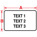 Brady PTL-105-427-AW 1x.25 Inch Labels for the TLS 2200 & TLS PC Link