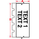 Brady PTL-58-412 .535 Inch x 50 ft. TLS 2200/PC Link Tag