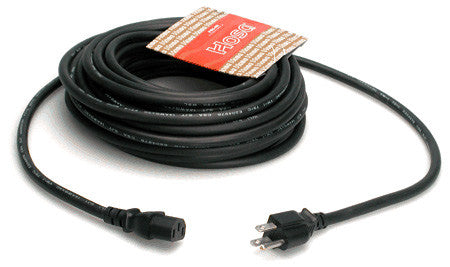 Hosa Power Cord: NEMA 3-Prong Male to IEC 3-Prong Female (15FT)