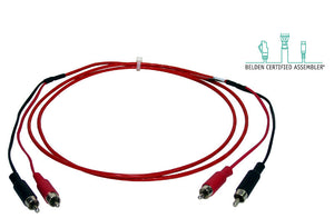 TecNec Plenum RCA Cable Assemblies Dual Male To Male 150FT