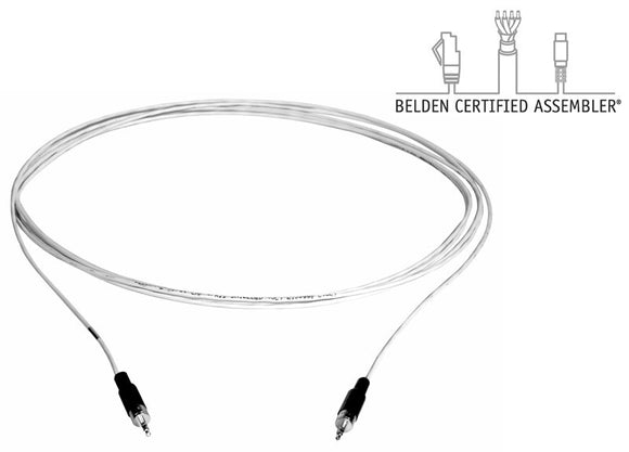 Plenum Audio Cable 3.5mm Stereo Mini To 3.5mm Stereo Mini 35FT