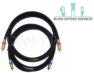 TecNec Plenum RCA Male to Male Video Cable 100FT