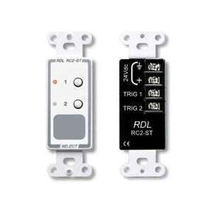 RDL RC2-ST 2-CH. Remote Control for Stick-On Audio or Video Sources