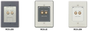 RDL RCX-J2N Dual RCA Input Wall Plate Assembly - Ultrastyle Neutral