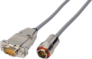 RS422 Command Cable - Lemo 10P to DB15 Male Copperhead - 5 Foot