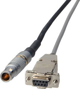 RS232 Command Cable - Lemo 6P to DB-9F - 5 Foot