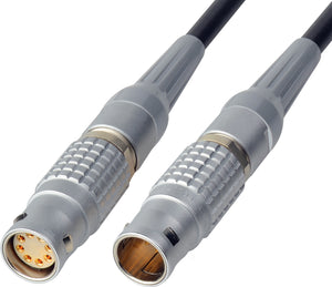 Power Cable 12V/24V DC - Lemo 3B-8M to 3B-8F - 3 Foot