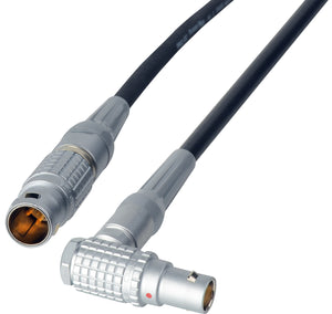 Epic / Scarlet 12V DC Power Cable - RA Lemo 1B-6F to 2B 6-Pin Male - 7 Foot