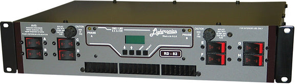 Lightronics RD-82 8 Channel Rackmount Lighting Dimmer