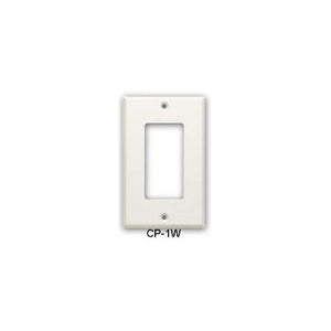 White Decora 1-Gang Outer Plate