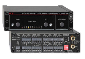 RDL RU-VCA6A Digitally Controlled Six Channel Audio Attenuator