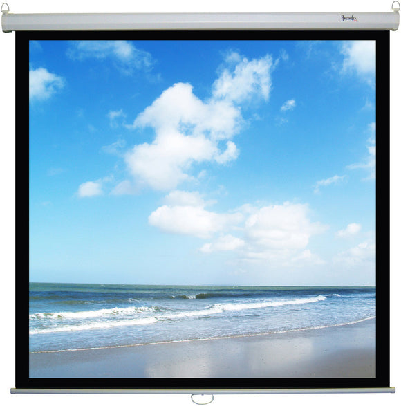 Recordex 103120 120 Inch 4:3 ReTract Manual Screen 72 x 96 w/3 Year Warranty