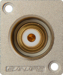 Canare RJ-RUD Panel Mount RCAF to Solder Pt. with D Series Hole Nickel