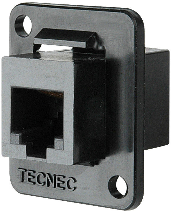 TecNec RJ11 Female-Female Feedthru D Series Panel Mount Connector