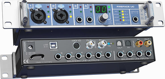 RME FireFace UC 36-Channel 24-Bit/192kHz USB Audio Interface